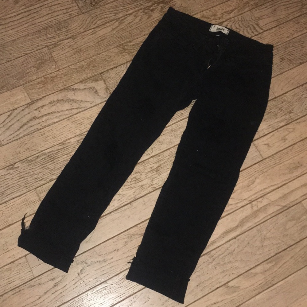 Straight crop jeans